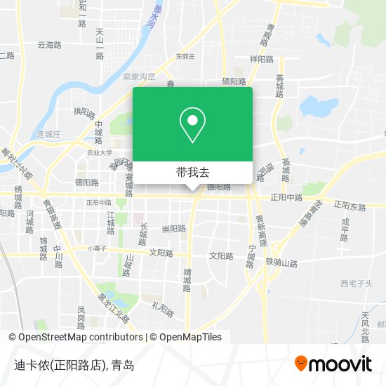 迪卡侬(正阳路店)地图