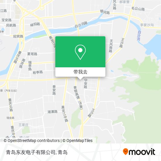 青岛东友电子有限公司地图