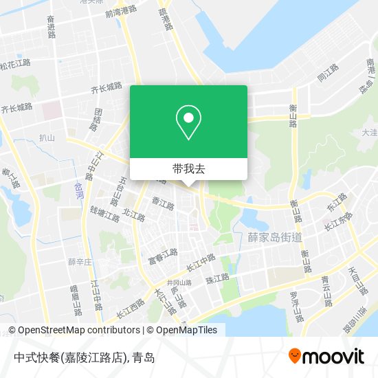 中式快餐(嘉陵江路店)地图