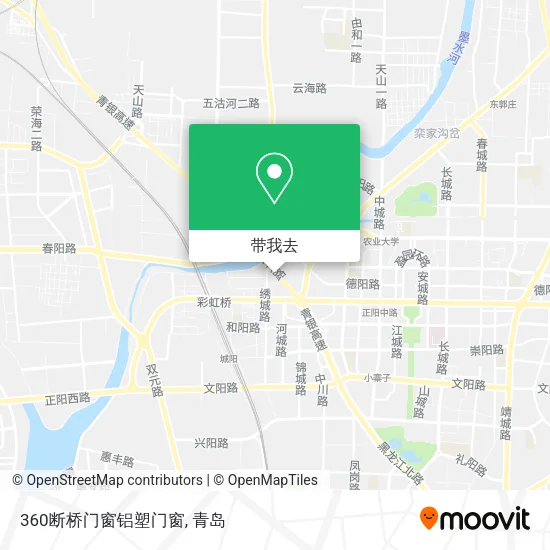 360断桥门窗铝塑门窗地图