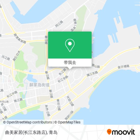 曲美家居(长江东路店)地图