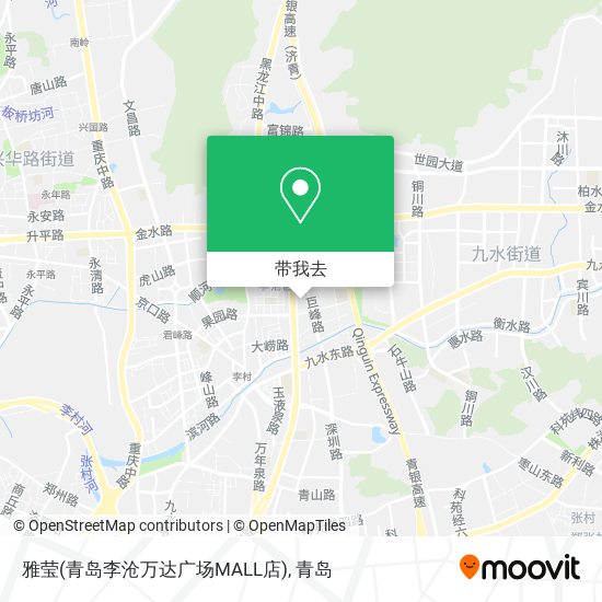 雅莹(青岛李沧万达广场MALL店)地图