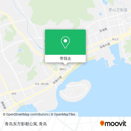 青岛东方影都公寓地图