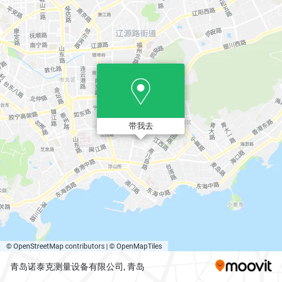青岛诺泰克测量设备有限公司地图