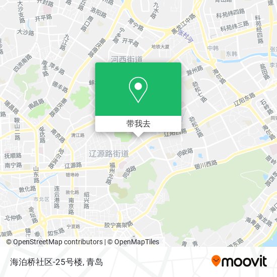 海泊桥社区-25号楼地图