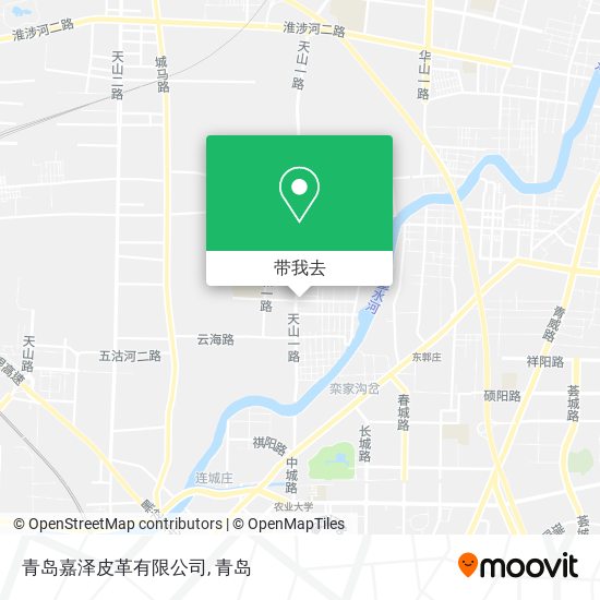 青岛嘉泽皮革有限公司地图