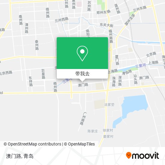 澳门路地图