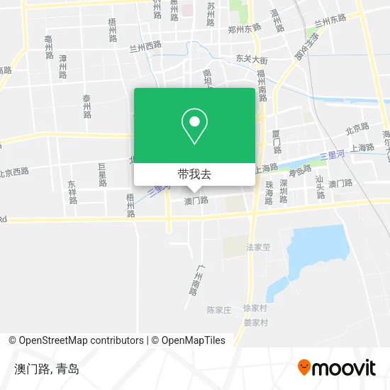 澳门路地图