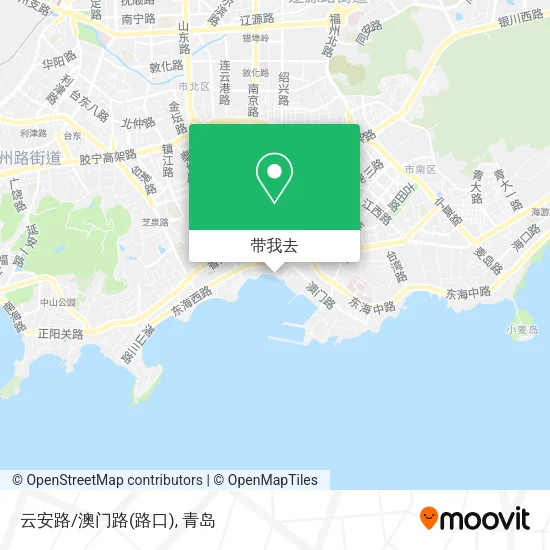 云安路/澳门路(路口)地图