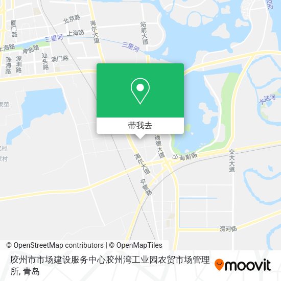 胶州市市场建设服务中心胶州湾工业园农贸市场管理所地图