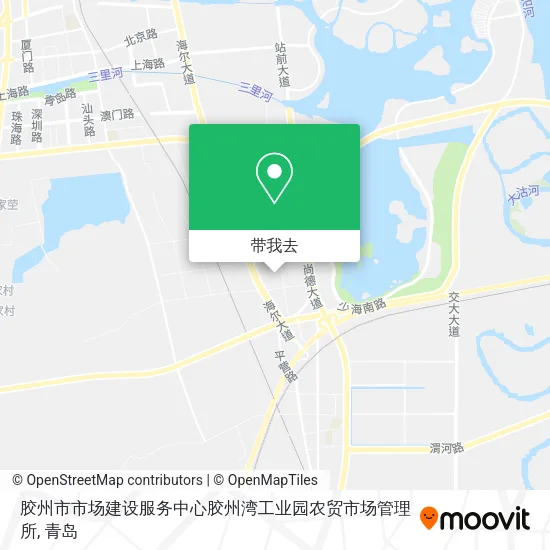 胶州市市场建设服务中心胶州湾工业园农贸市场管理所地图