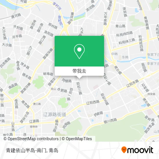 青建依山半岛-南门地图