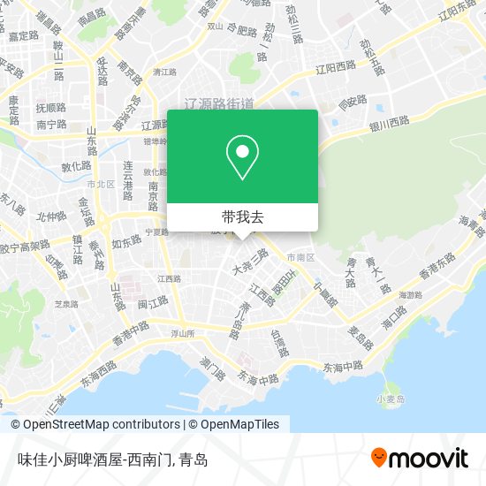 味佳小厨啤酒屋-西南门地图