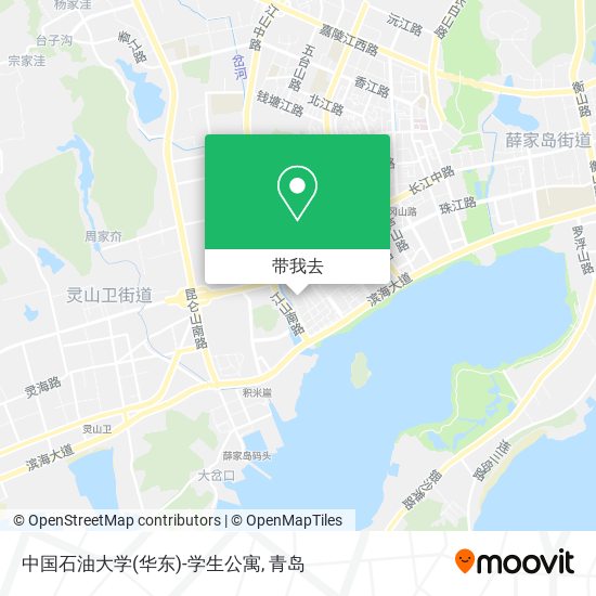 中国石油大学(华东)-学生公寓地图