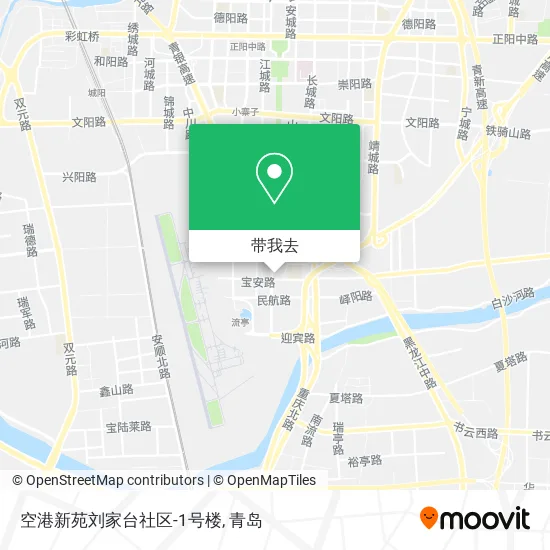 空港新苑刘家台社区-1号楼地图