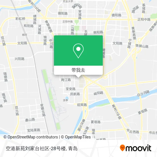 空港新苑刘家台社区-28号楼地图