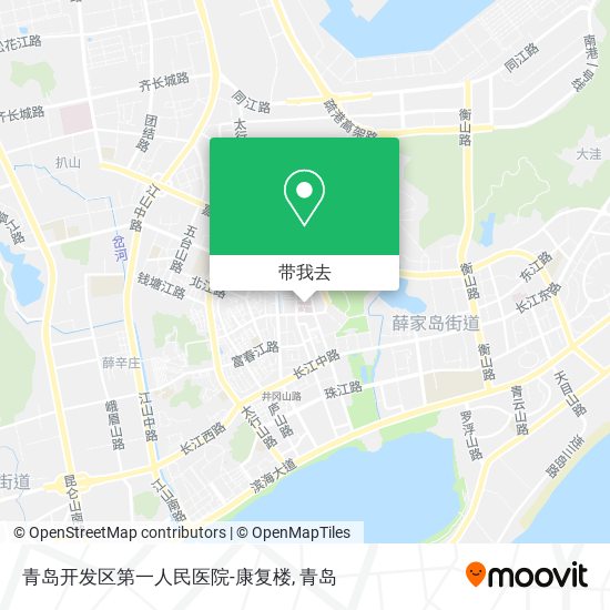 青岛开发区第一人民医院-康复楼地图