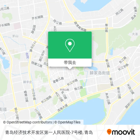 青岛经济技术开发区第一人民医院-7号楼地图
