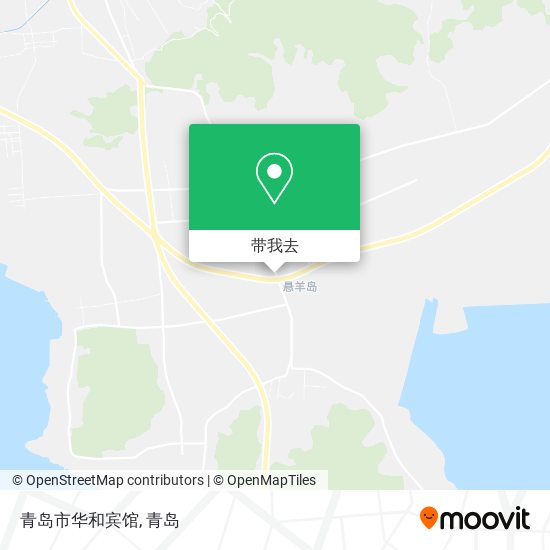 青岛市华和宾馆地图