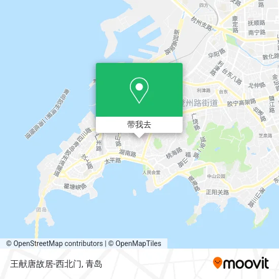 王献唐故居-西北门地图