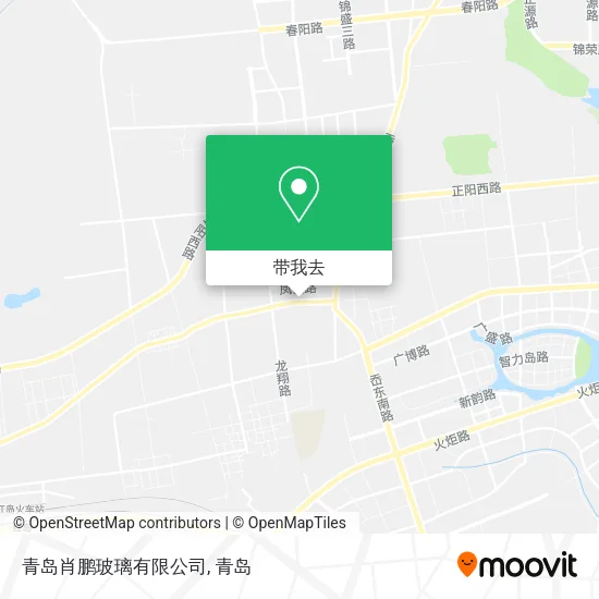 青岛肖鹏玻璃有限公司地图