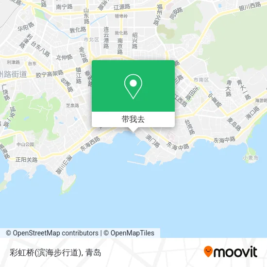 彩虹桥(滨海步行道)地图