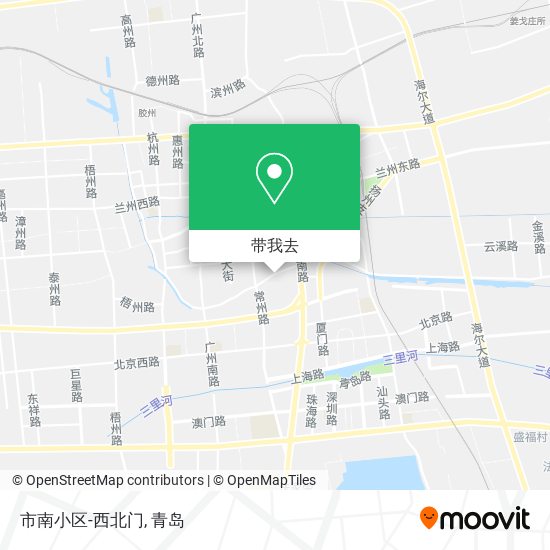 市南小区-西北门地图