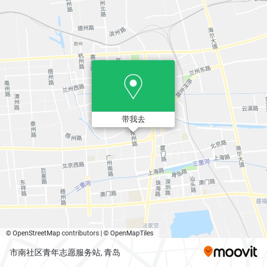 市南社区青年志愿服务站地图
