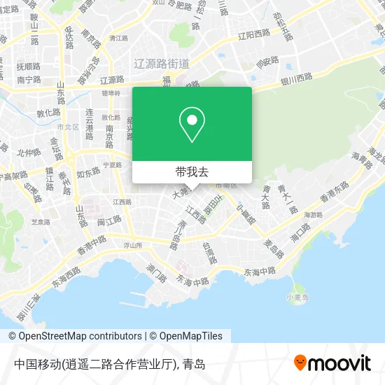 中国移动(逍遥二路合作营业厅)地图