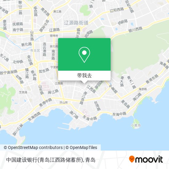 中国建设银行(青岛江西路储蓄所)地图