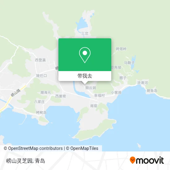 崂山灵芝园地图