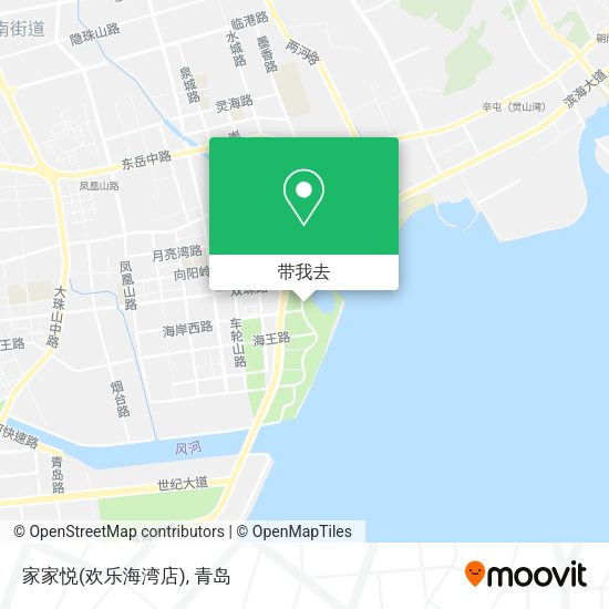 家家悦(欢乐海湾店)地图