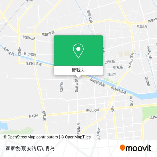 家家悦(明安路店)地图