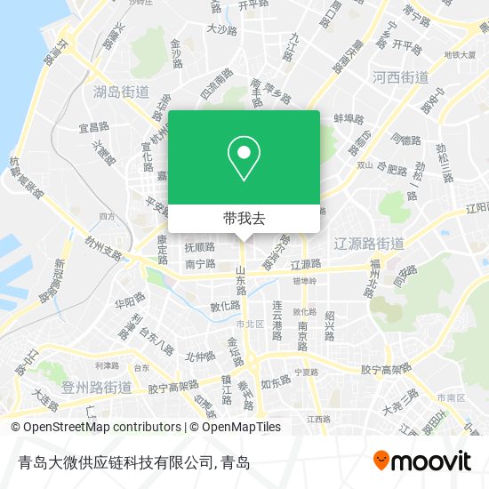 青岛大微供应链科技有限公司地图