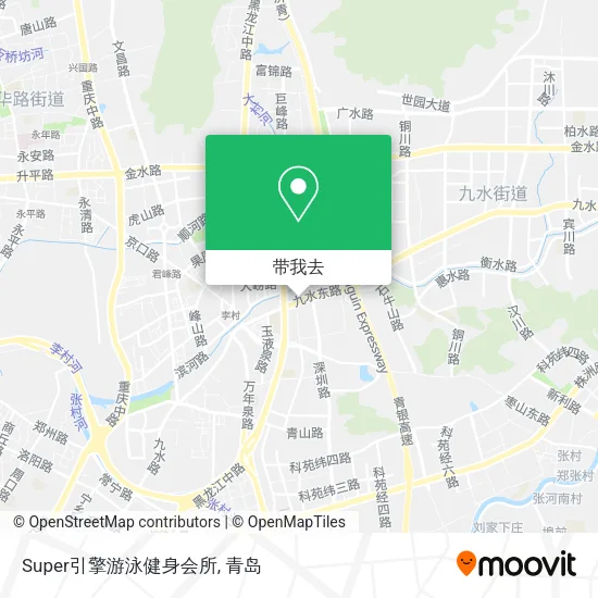 Super引擎游泳健身会所地图