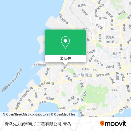 青岛先力展华电子工程有限公司地图