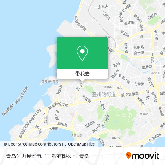 青岛先力展华电子工程有限公司地图