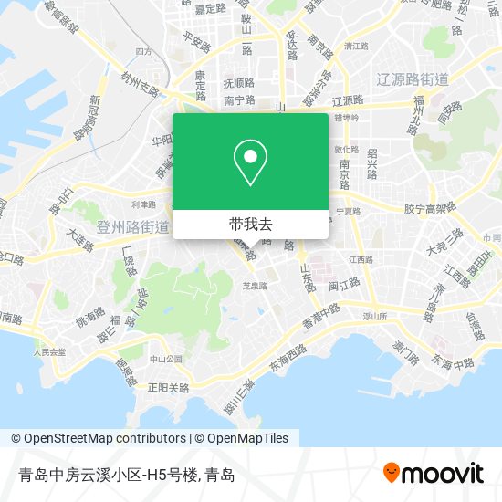 青岛中房云溪小区-H5号楼地图