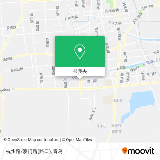 杭州路/澳门路(路口)地图