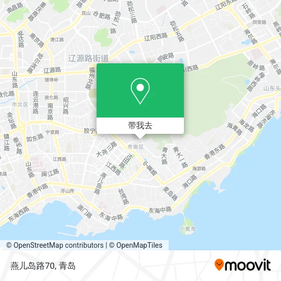燕儿岛路70地图
