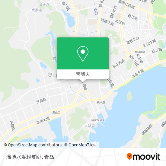 淄博水泥经销处地图