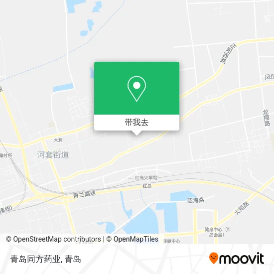 青岛同方药业地图