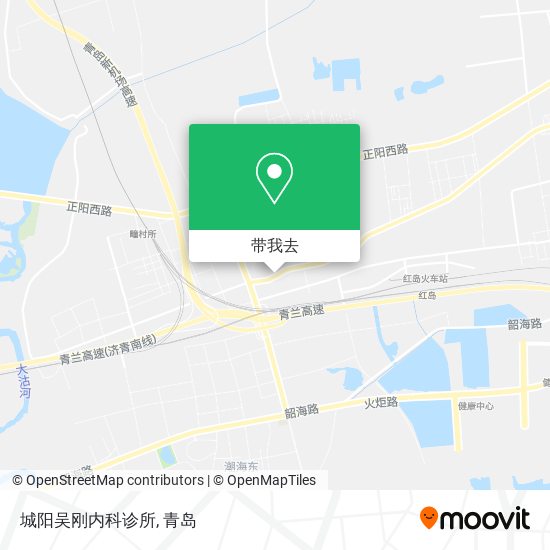 城阳吴刚内科诊所地图