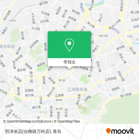 熙泽依品(台柳路万科店)地图
