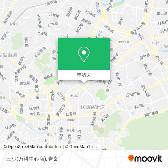 三少(万科中心店)地图