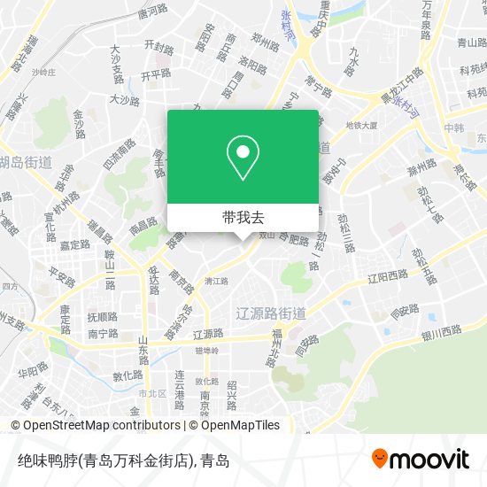 绝味鸭脖(青岛万科金街店)地图