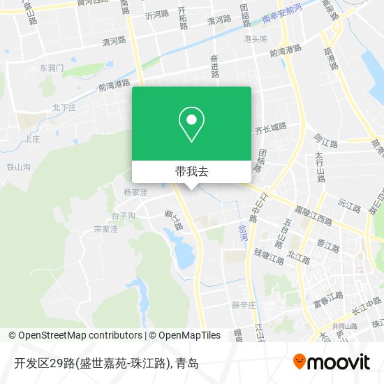 开发区29路(盛世嘉苑-珠江路)地图