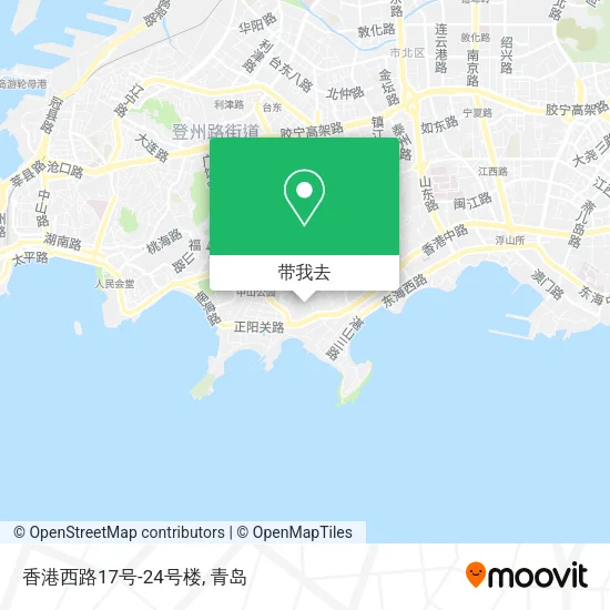 香港西路17号-24号楼地图