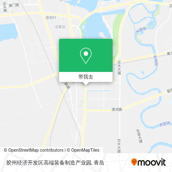 胶州经济开发区高端装备制造产业园地图