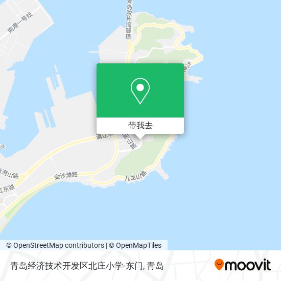 青岛经济技术开发区北庄小学-东门地图